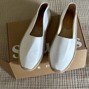 BRAND NEW In Box Soludos Original Espadrille White 8.5